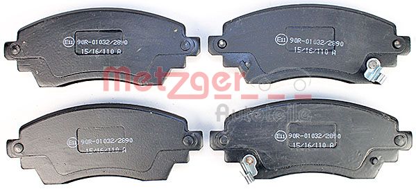 METZGER 1170824 Bremsbelagsatz, Scheibenbremse